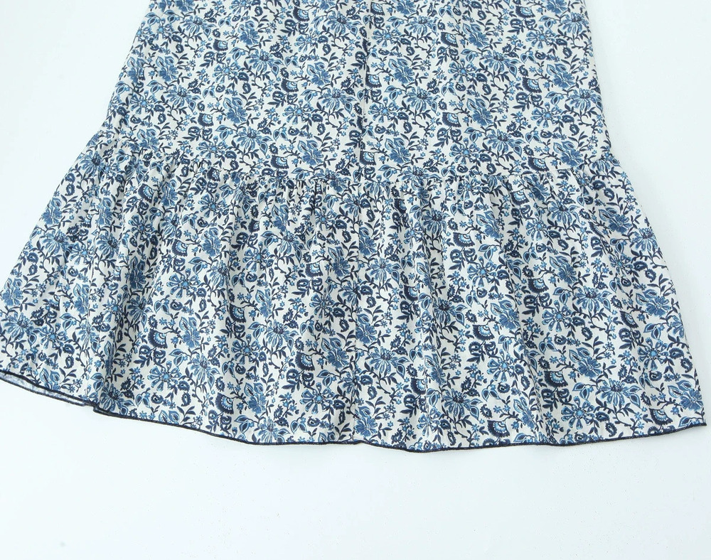 ZARA Off Shoulder Floral Print Midi Dress